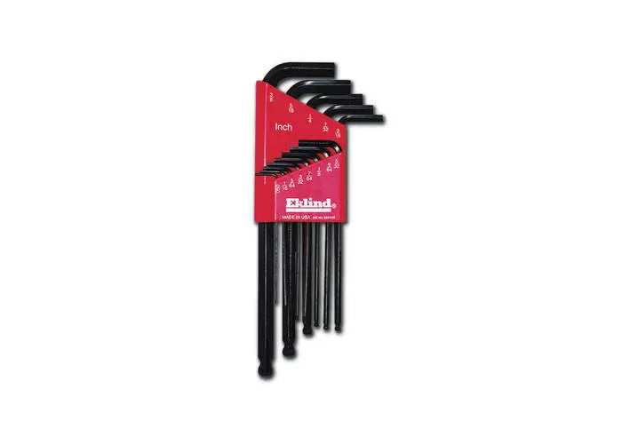 Wright Tool Set of 13 Fractional Hexagon Ball Driver L-Key, 0.050 in - 3/8 in - WT 9E13213