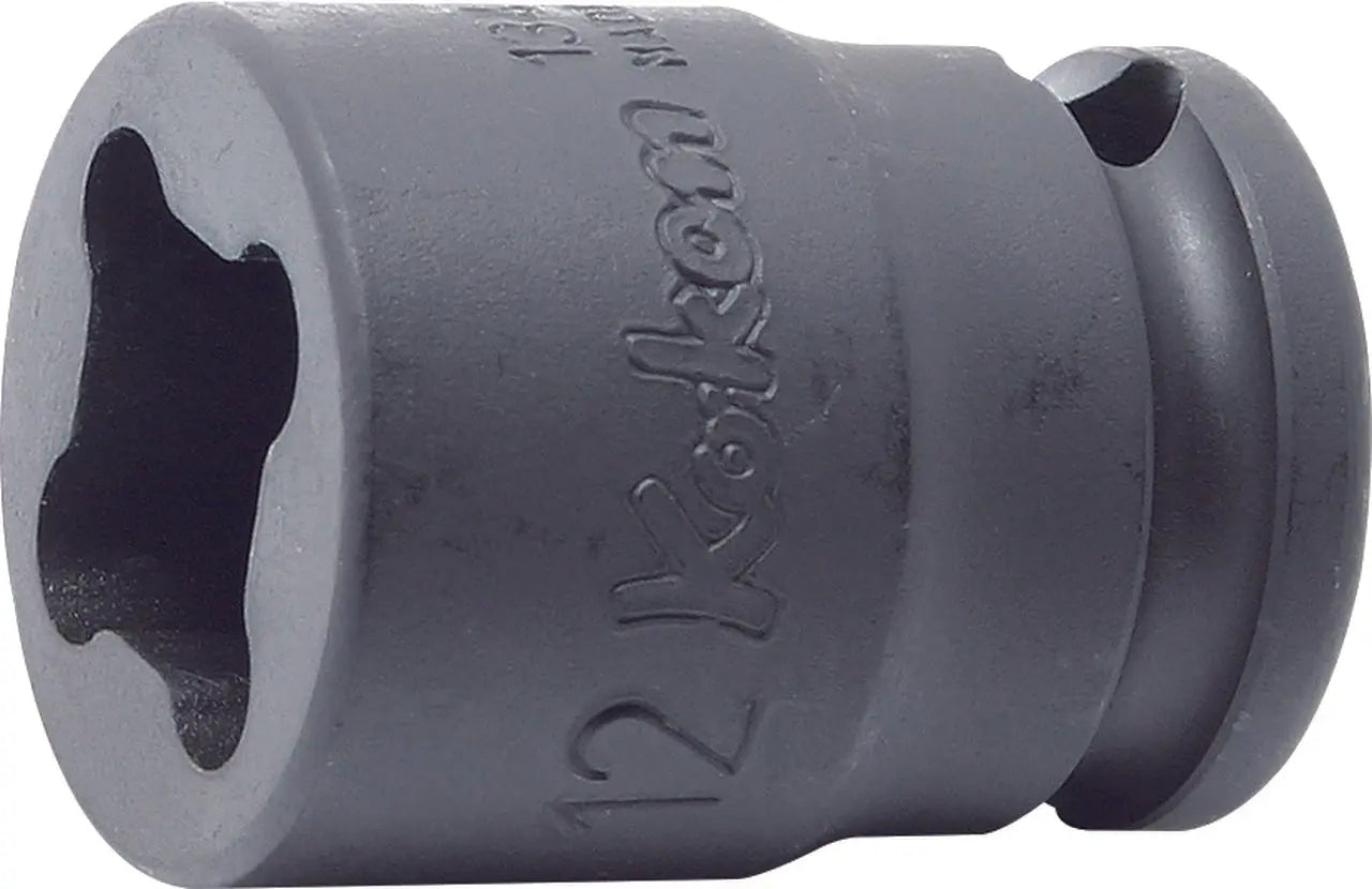 Ko-ken Tools 3/8 Sq. Dr. Socket 12mm 4 point Length 32mm Weld Nut Ko-ken Tools