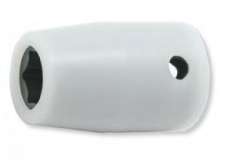 Ko-ken Tools 3/8 Sq. Dr. Socket with Plastic Protector 16mm 6 point Length 33.3mm Turnable POM cover