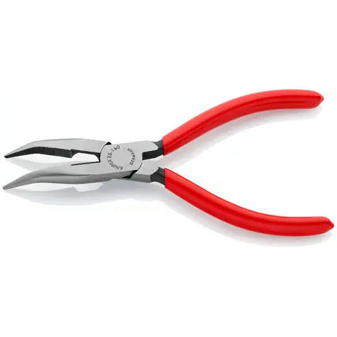 Knipex 25 21 160 | 6 1/4" Long Nose 40Â° Angled Pliers with Cutter Knipex