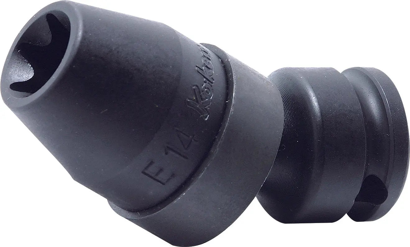 Ko-ken Tools 3/8 Sq. Dr. Impact Universal TORXÂ® E14 Socket - Length 58mm Ko-ken Tools