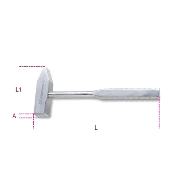 Beta Tools (Article# 1370INOX 500) Stainless Steel Engineer's Hammer - BT 013700375 