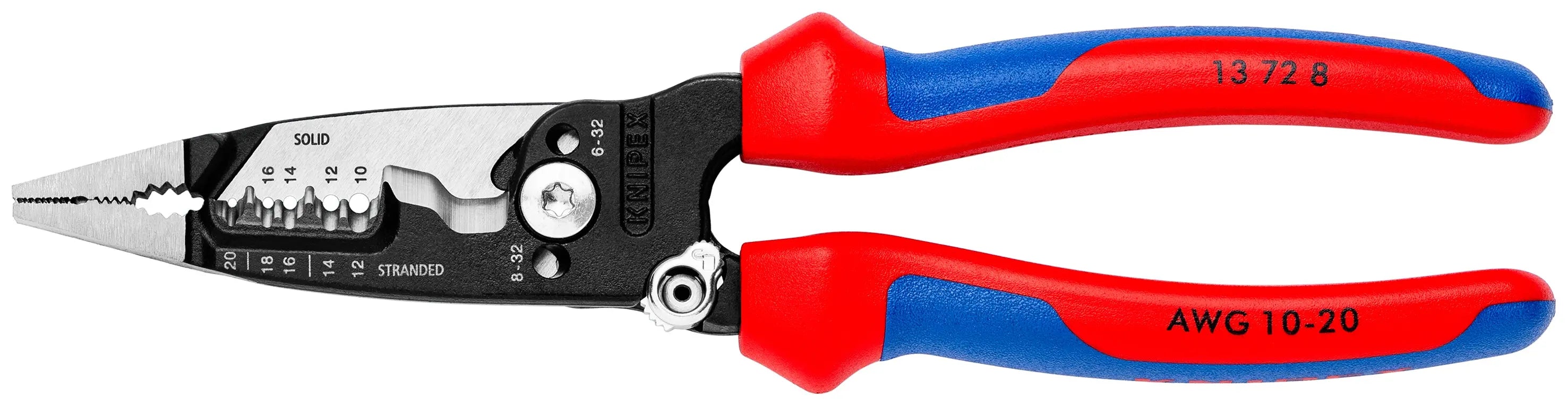 Knipex 13 72 8 SBA KN | Forged Wire Strippers, Multi-Component Knipex