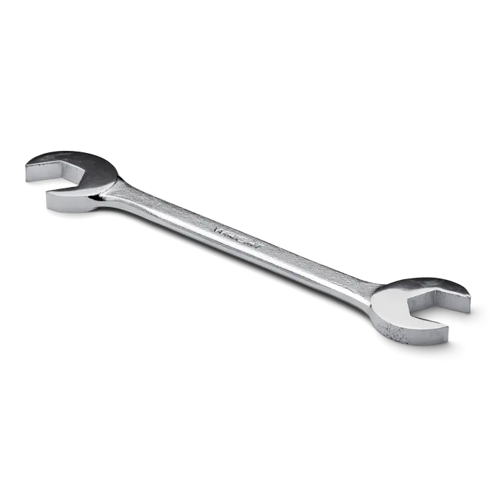 Wright Tool 15 deg and 60 deg Double Angle Satin Open End Wrench, 1-1/4 in x 1-1/4 in - WT 1386 Open End Wrench Wright Tool