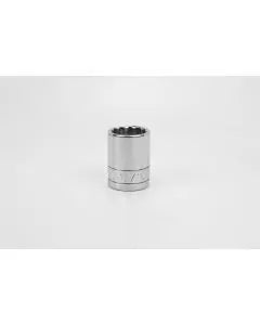 SK Tools - 13/16" 1/2" Drive 12 Point Fractional Standard Chrome Socket - 40126 SK Tools