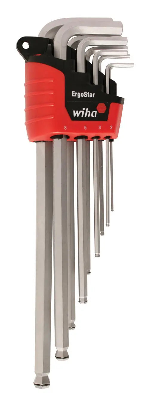 Wiha 66990, MagicRing® Ball End Hex L-Key 9 Pc. Set Wiha