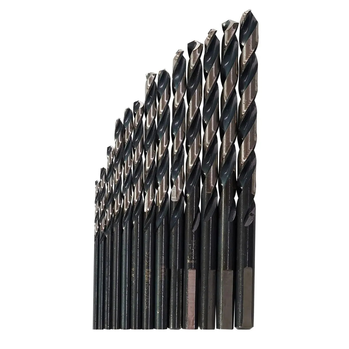 KnKut Set of 13 Fractional Jobber Length Drill Bit, 1/16 in - 1/4 in by 64ths - 13KK5 KnKut