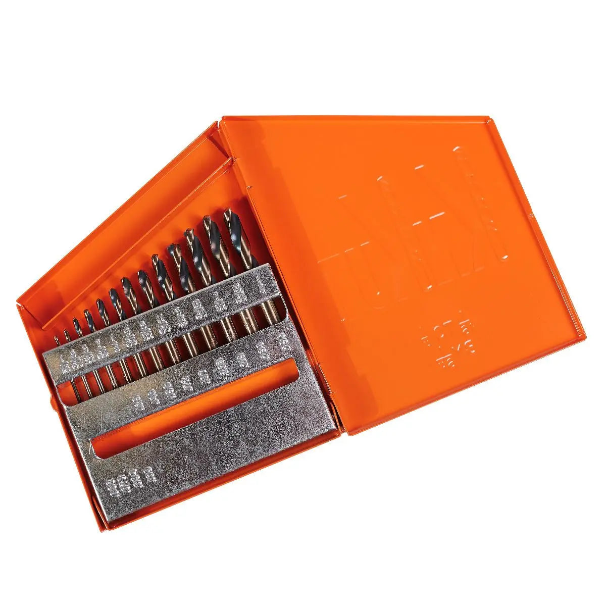 KnKut Set of 13 Fractional Short Stubby Length Drill Bit, 1/16 in - 1/4 in by 64ths - 13KK7 KnKut