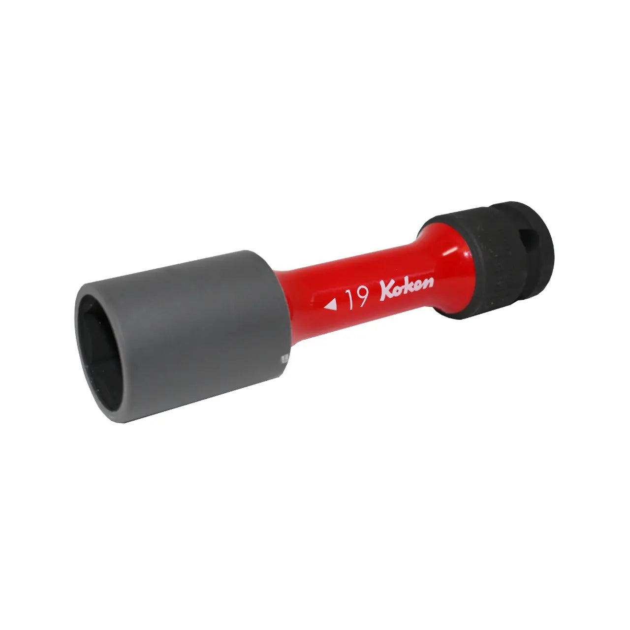 Ko-ken Tools 1/2 Sq. Dr. Wheel Nut Socket 19mm Extra Thin walled Length 110mm Color coded Protector Ko-ken Tools