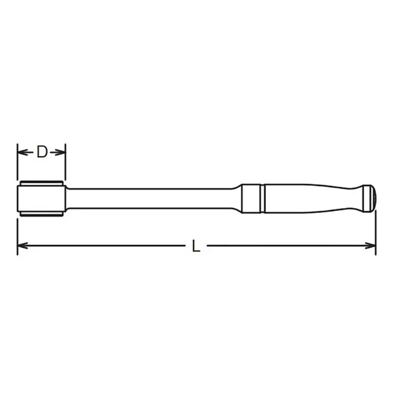 Ko-ken Tools Stud puller 10mm Length 205mm Polished Handle Ko-ken Tools