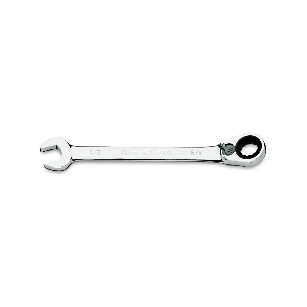 Beta Tools 142 Series 12-Point SAE Reversible Ratcheting Combination Wrench, 11/16 in - BT 001420317 Beta Tools