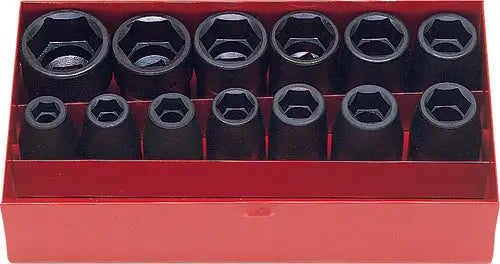 Ko-ken Tools 1/2 Sq. Dr. 13 Piece Impact 6-Point Socket Set 10-27mm Ko-ken Tools
