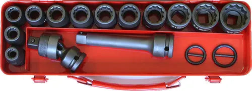 Ko-ken Tools 1/2 Sq. Dr. 18 Piece Impact 6-Point Socket Set 10-27mm Ko-ken Tools