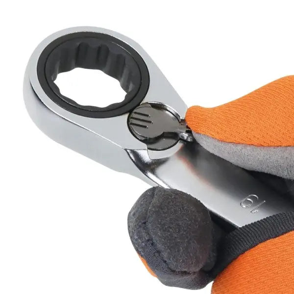 Beta Tools (Article# 142 16) 16 x 16, 15 deg, 12 Point Reversible Ratcheting Combination Wrench, Chrome-Plated - BT 1420016 Beta Tools