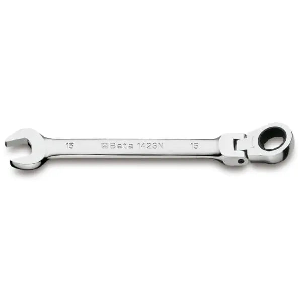 Beta Tools (Article# 142SN 7) Swivel End Ratcheting Combination Wrench - BT 001420207 