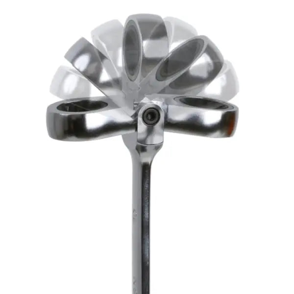 Beta Tools (Article# 142SN/SC8) Set of 8 Swivel End Ratcheting Combination Wrenches with Compact Support - BT 001420258 