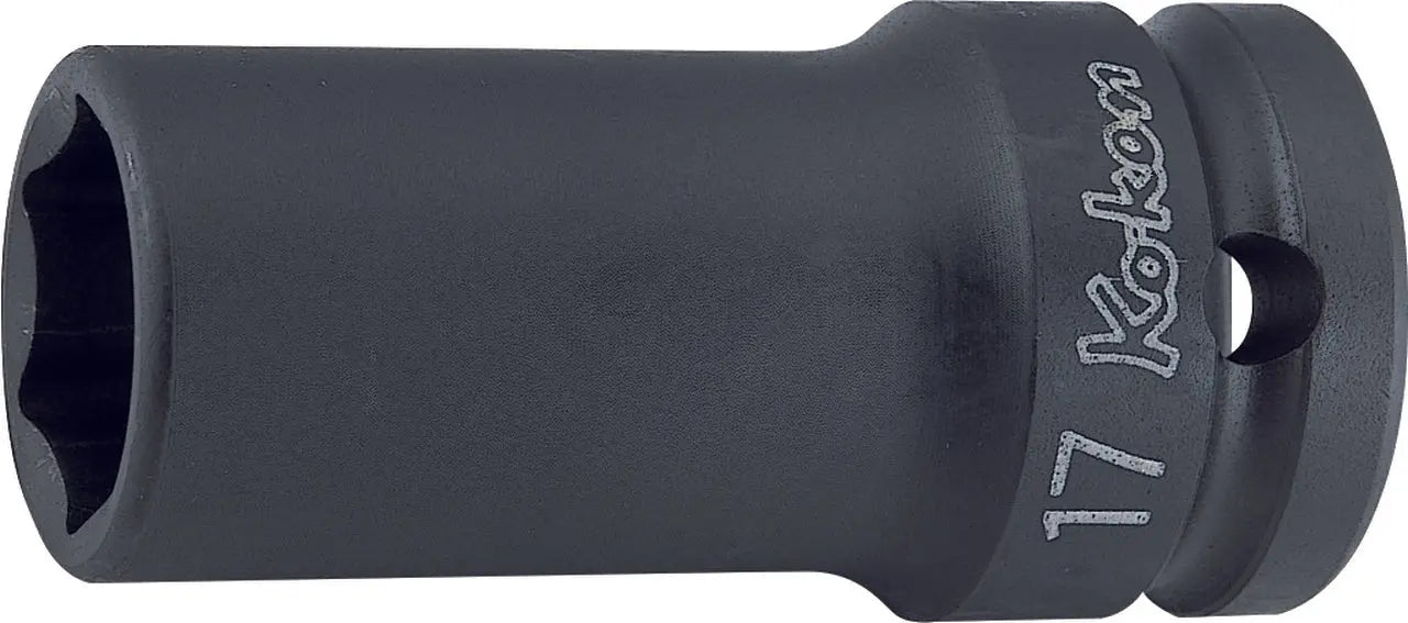 Ko-ken Tools 1/2 Sq. Dr. Socket 15mm 6 point Length 60mm Thin walled Ko-ken Tools