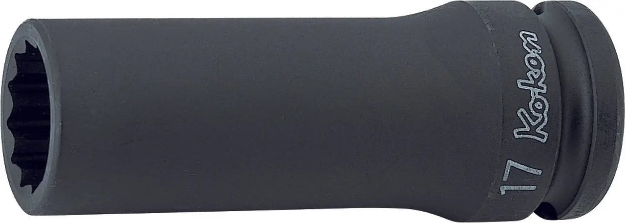 Ko-ken Tools 1/2 Sq. Dr. Socket 17mm 12 point Length 80mm Ko-ken Tools
