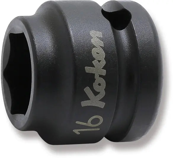 Ko-ken Tools 1/2 Sq. Dr. Thin Wall 6-Point Impact Metric Socket 16mm Ko-ken Tools