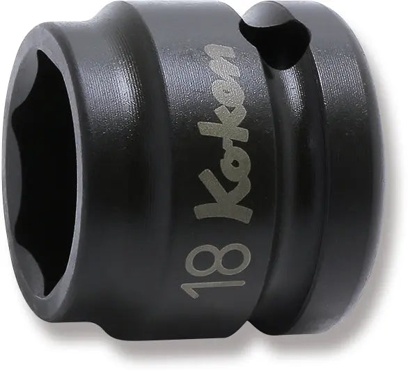 Ko-ken Tools 1/2 Sq. Dr. Thin Wall 6-Point Impact Metric Socket 18mm Ko-ken Tools