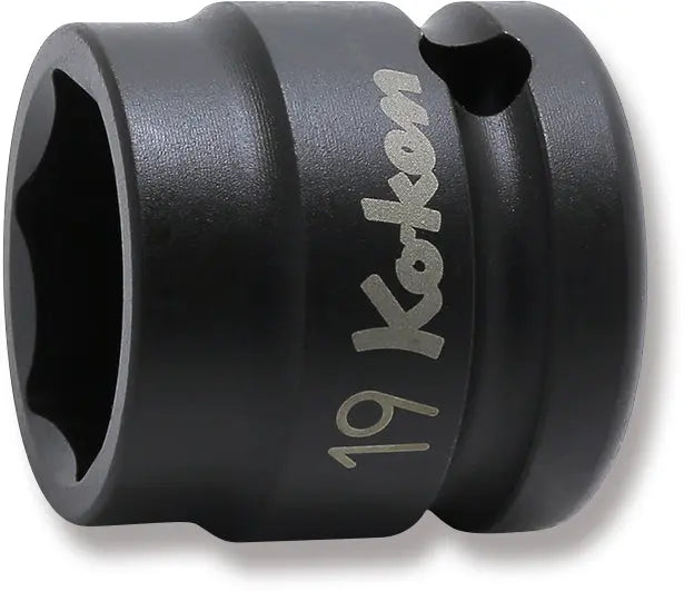 Ko-ken Tools 1/2 Sq. Dr. Thin Wall 6-Point Impact Metric Socket 19mm Ko-ken Tools