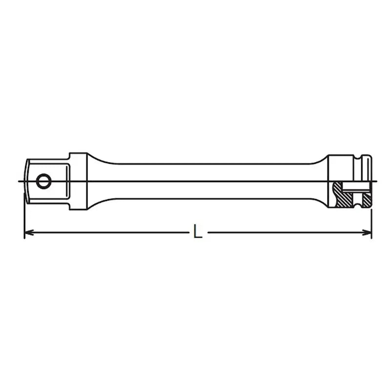 Ko-ken Tools 1/2 Sq. Dr. Extension Adaptor 1 Square Length 200mm Ball type Ko-ken Tools