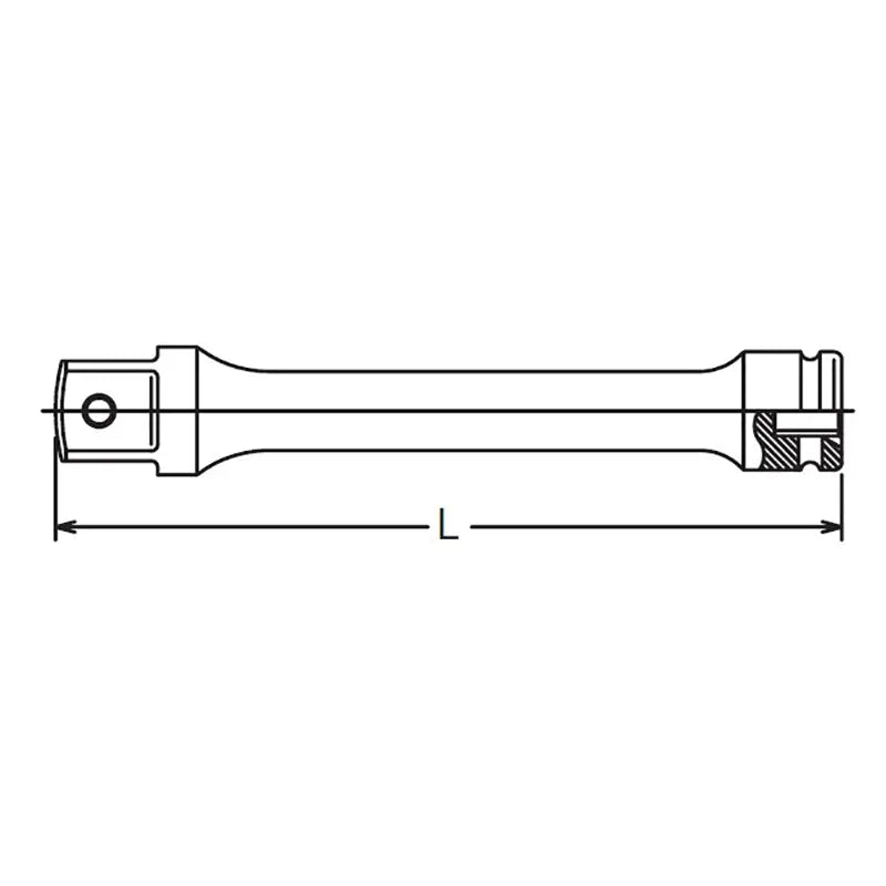 Ko-ken Tools 1/2 Sq. Dr. Adaptor 1 Square Length 58mm Ball type Ko-ken Tools