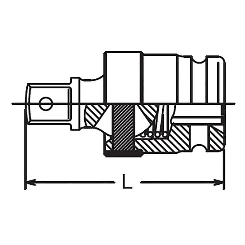 Ko-ken Tools 1/2 Sq. Dr. Universal Joint 1/2 Square Length 65mm Pin type Ko-ken Tools
