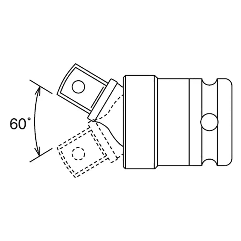 Ko-ken Tools 1/2 Sq. Dr. Universal Joint 1/2 Square Length 65mm Pin type Ko-ken Tools