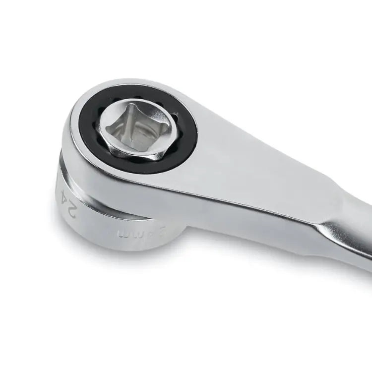 Beta Tools (Article# 1477/C38) Swivel Ratcheting Wrench Set with Short Socket for Belt Tighteners - BT 014770338 