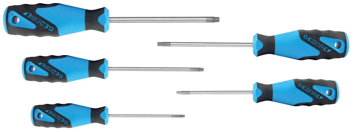 Gedore 2163 TX-05 3C-Screwdriver set 5 pcs TORX T10-T30 1482327 Gedore