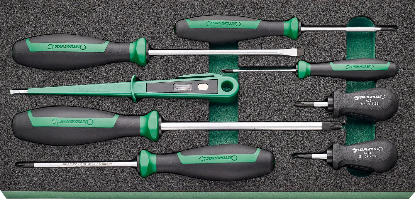 Stahlwille Set of 8 Screwdriver with TCS Insert - ST 96830275 Stahlwille