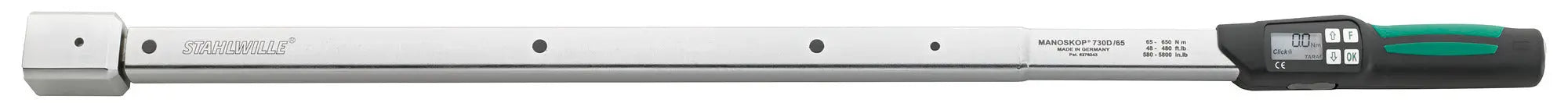 Stahlwille MANOSKOP Service/Series Torque Wrench with Reversible Ratchet, Size 65 - ST 96501765 Stahlwille