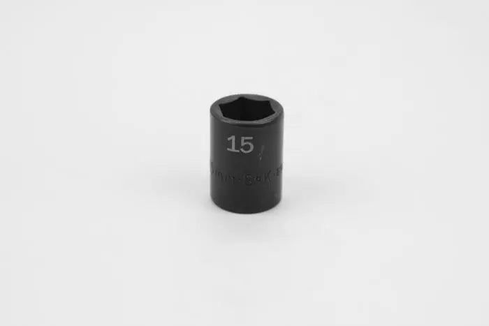 SK Tools - 15 mm 3/8" Drive 6 Point Standard Metric Impact Socket - 8965 SK Tools