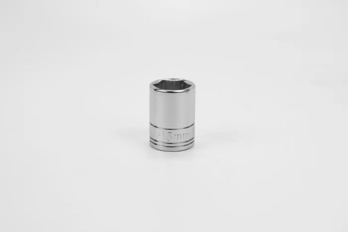 SK Tools - 15 mm 3/8" Drive 6-Point Metric Standard Chrome Socket - 315 SK Tools