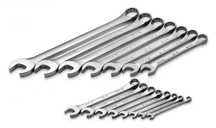 SK Tools - Set Wrench Combination Rg Flpl 12pt Fractional 15pc - 86255 SK Tools