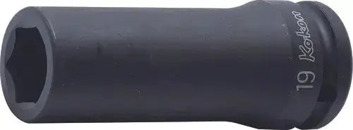 Ko-ken Tools 5/8 in Square Drive 6-Point Deep Impact Socket, 18mm - 15300M-18