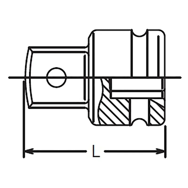 Ko-ken Tools 5/8 Sq. Dr. Adaptor 3/4 Square Length 48mm Hole type Ko-ken Tools