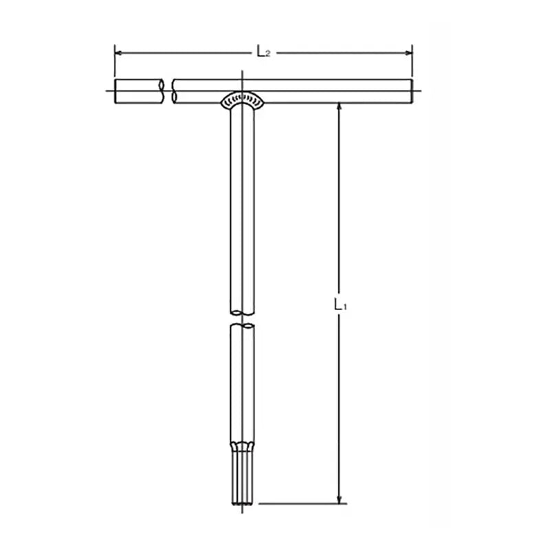 Ko-ken Tools T Handle TORXÂ® T40 - Length 250 x 180mm Ko-ken Tools