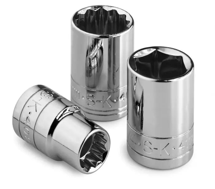 SK Tools - Socket Chrome 3/8dr Standard 6pt 15/16 - 45030 SK Tools