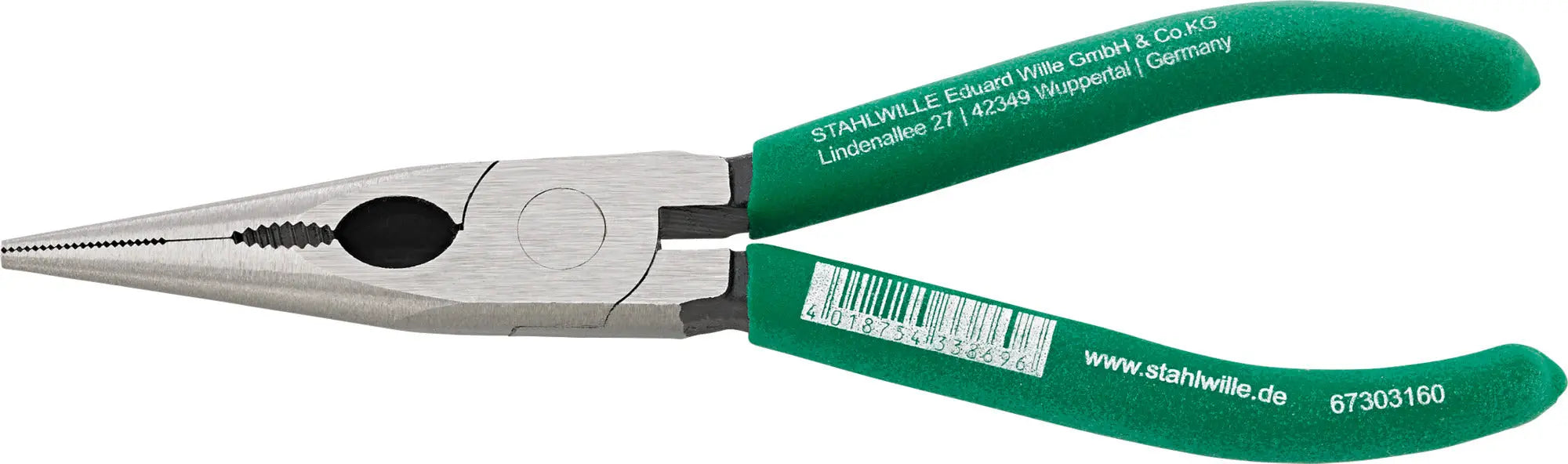 Stahlwille Polished Telephone Plier, Length 160mm, 47 x 3.5mm - ST 67303160 Stahlwille