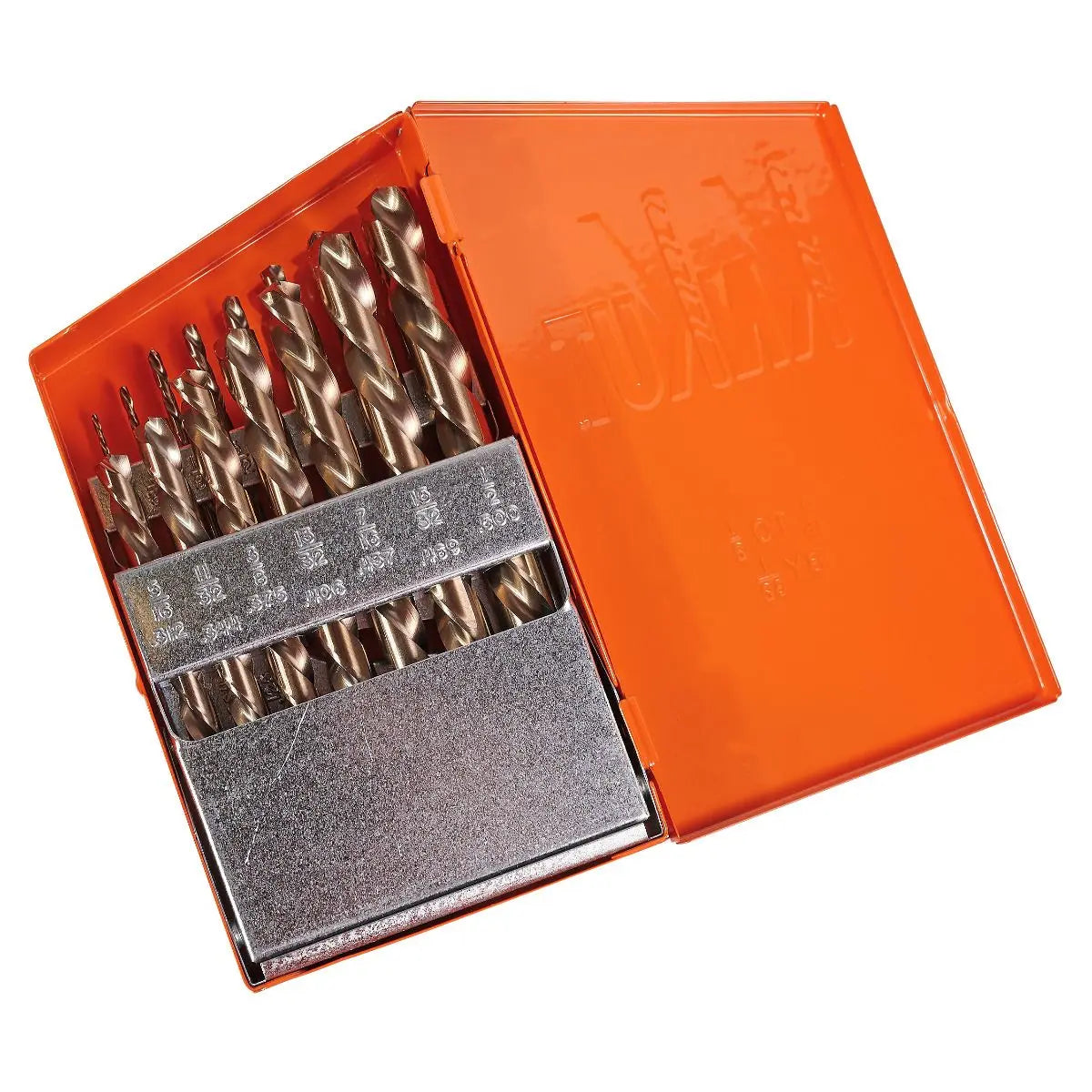 KnKut Set of 15 Jobber Length Left Hand Drill Bit, 1/16 in - 1/2 in by 32nds - 15KK6 KnKut