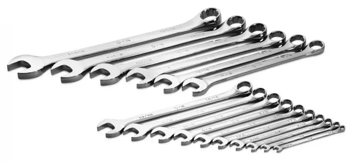 SK Tools - Set Wrench Combination Lineup Flpl Fractional 16pc - 86018 SK Tools