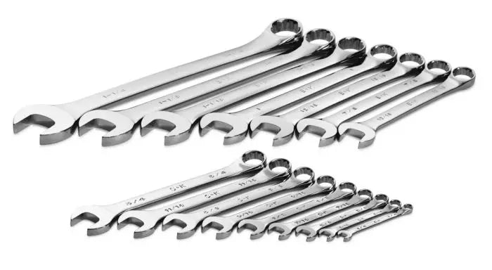 SK Tools - Set Wrench Combination Rg Flpl Fractional 16pc - 86014 SK Tools