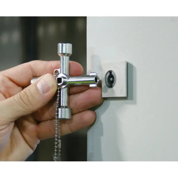 Beta Tools (Article# 1600Q 8) Four-Way Wrench for Control Panel Operators - BT 016000008 