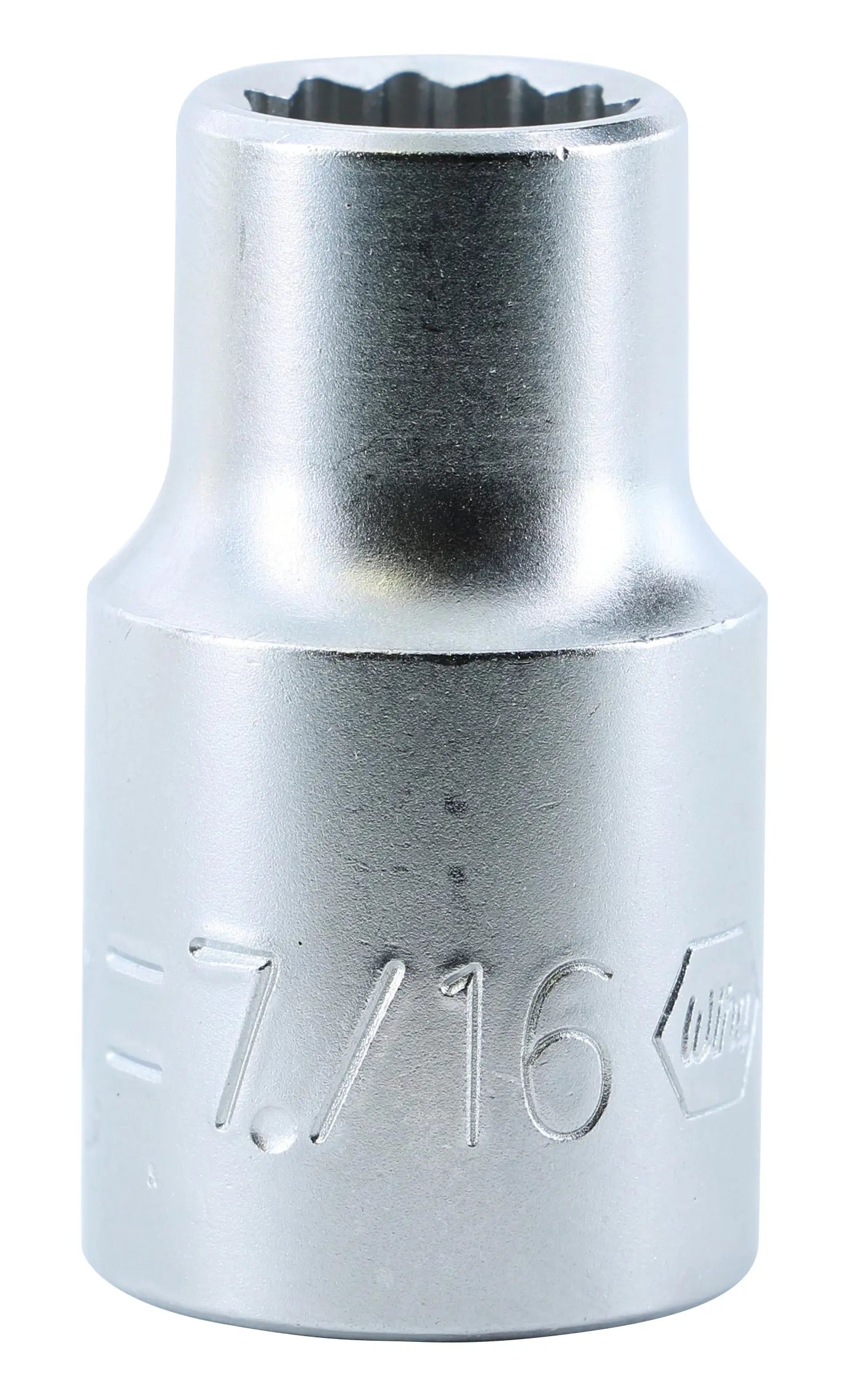 Wiha 33810, 1/2" Drive Deep Socket, 12 Point, 7/16" Wiha