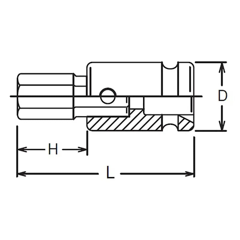Ko-ken Tools 3/4 Sq. Dr. Bit Socket 24mm Hex Length 88mm Ko-ken Tools