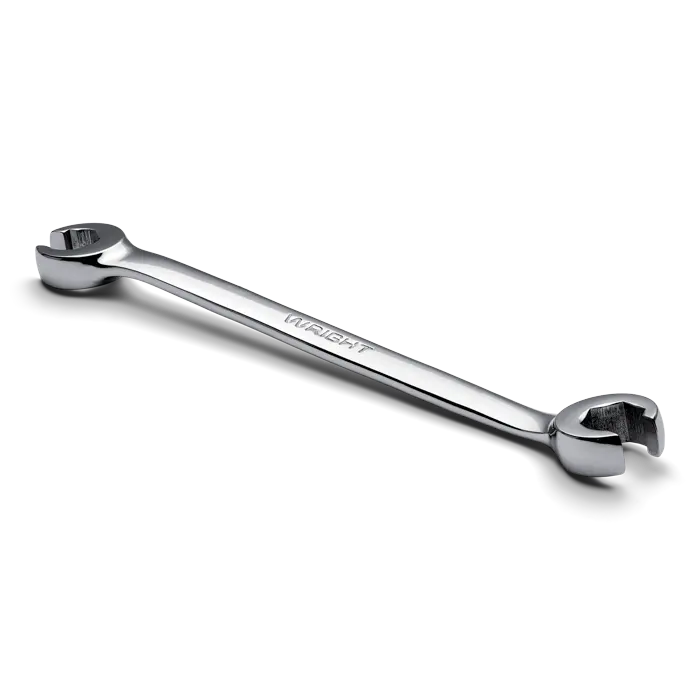 Wright Tool 6-Point SAE Satin Flare Nut Wrench, 3/8 in x 7/16 in - WT 1614 Flare Nut Wrench Wright Tool