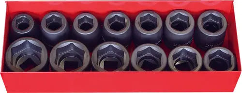 Ko-ken Tools 13 Piece 3/4 Sq. Dr. Thin Wall Metric Impact Socket Set 19-41mm Ko-ken Tools