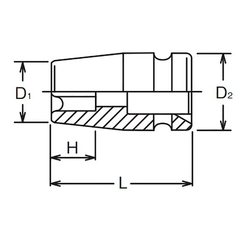 Ko-ken Tools 3/4 Sq. Dr. Impact TORXplusÂ® 32EPL Socket - Length 62mm Ko-ken Tools